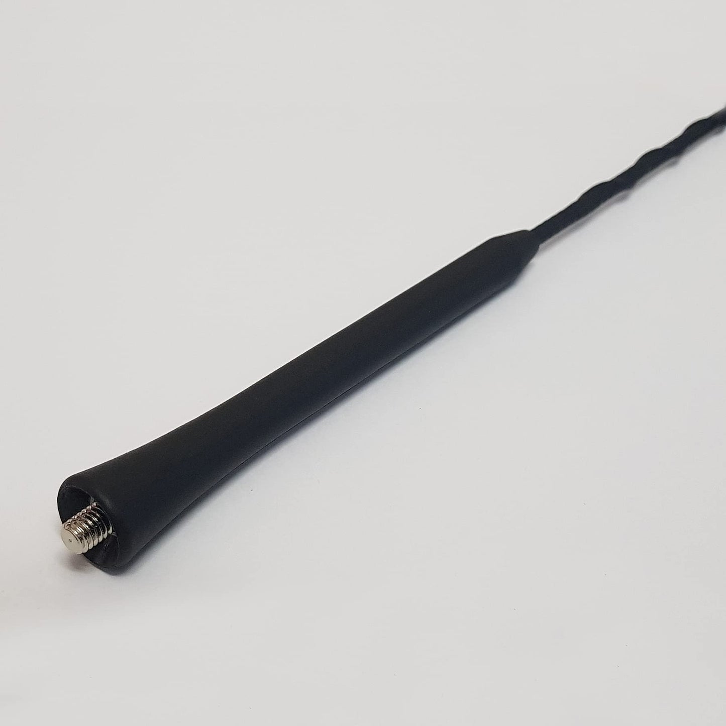 Bojer 16 Inch Antenna Compatible with Vehicle AM FM Car Radio Roof Mount Mast Flexible Rubber with M5 M6 Threaded Adapter
