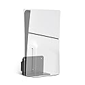 Bangcheer Aluminum Wall Mount for PlayStation 5 Slim Digital Edition and Disc Edition Wall Mount Bracket for PS5-Slim Space Saving PS5 Slim Shelf