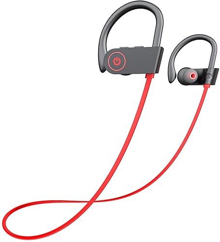 OTIUM LFS Bluetooth Headphones, Wireless Earbuds IPX7 Waterproof Sports Earphones with Mic HD Stereo Sweatproof in-Ear Earbuds Gym Running Workout 15