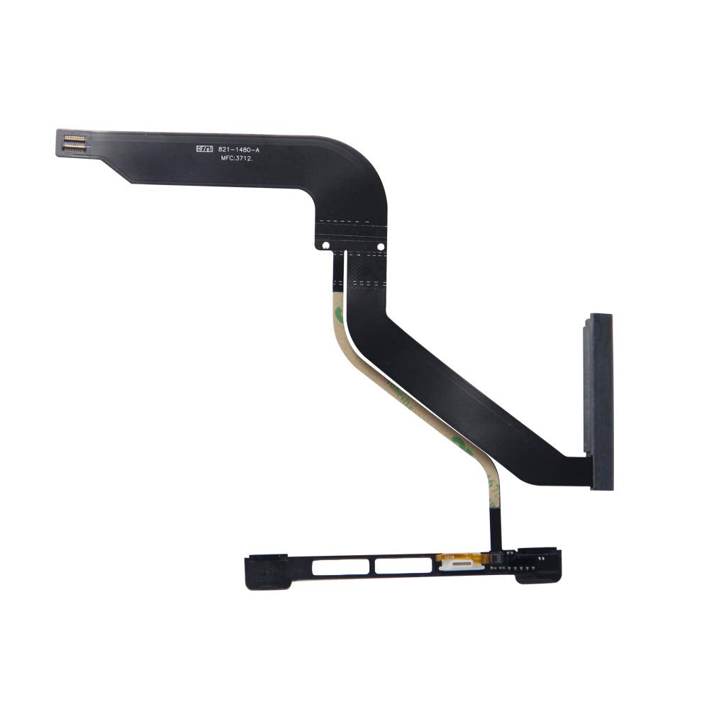 Bfenown Replacement HDD SATA SSD Hard Drive Disk Connector Cable with IR/Sleep for MacBook Pro Unibody 13 A1278 2012 923-0741 923-0104 821-1480-A