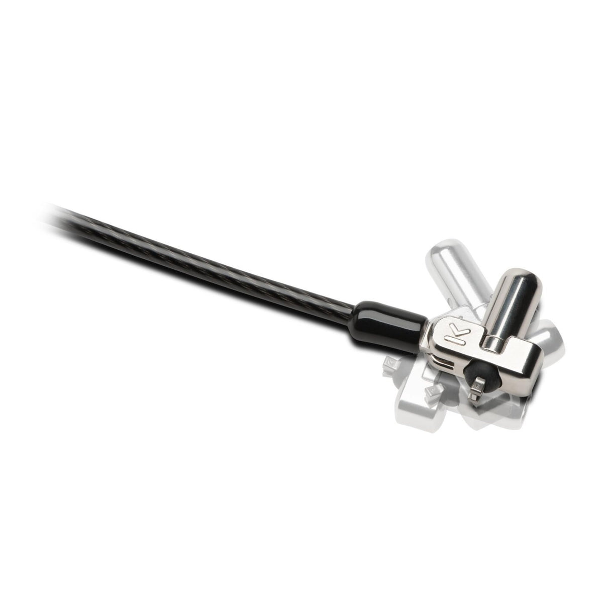 Kensington N17 Keyed Dual Head Laptop Lock for Dell Devices (K67995WW), Black, Silver