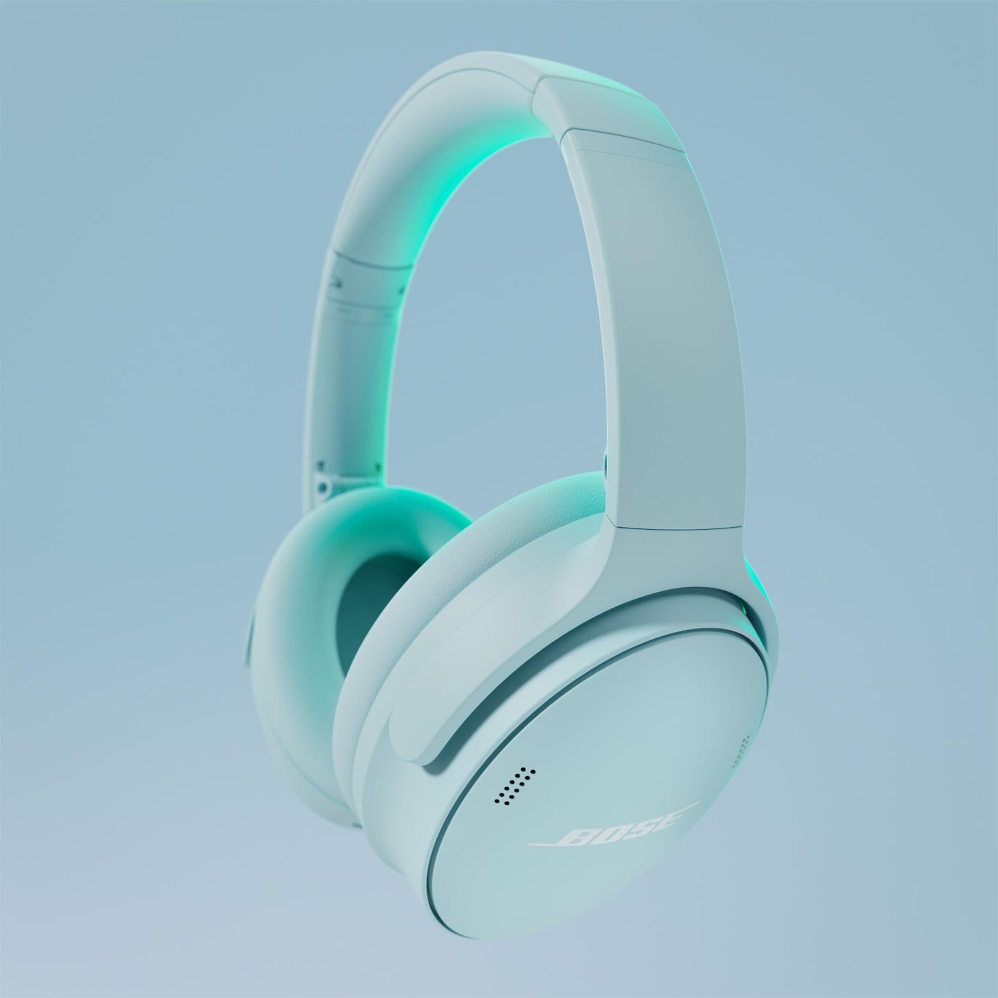 Bose QuietComfort Wireless Noise Cancelling Headphones, Bluetooth Over Ear Headphones with Up to 24 Hours of Battery Life, Moonstone Blue - Limited