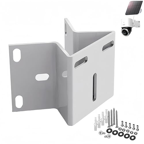 CTXSumTec Steel Corner Mount for Security Cameras - 270° Wide View L-Shape Bracket, Rust-Resistant & Water-Proof, Compatible with eufy soloCam