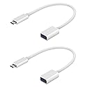 Tek Styz OTG USB-C 3.0 Adapter (2 Pack) Compatible with Xiaomi Mi A2 to Quick Multi-Use Functions to Backup, Keyboard, mice, Thumb Drives, Saves…