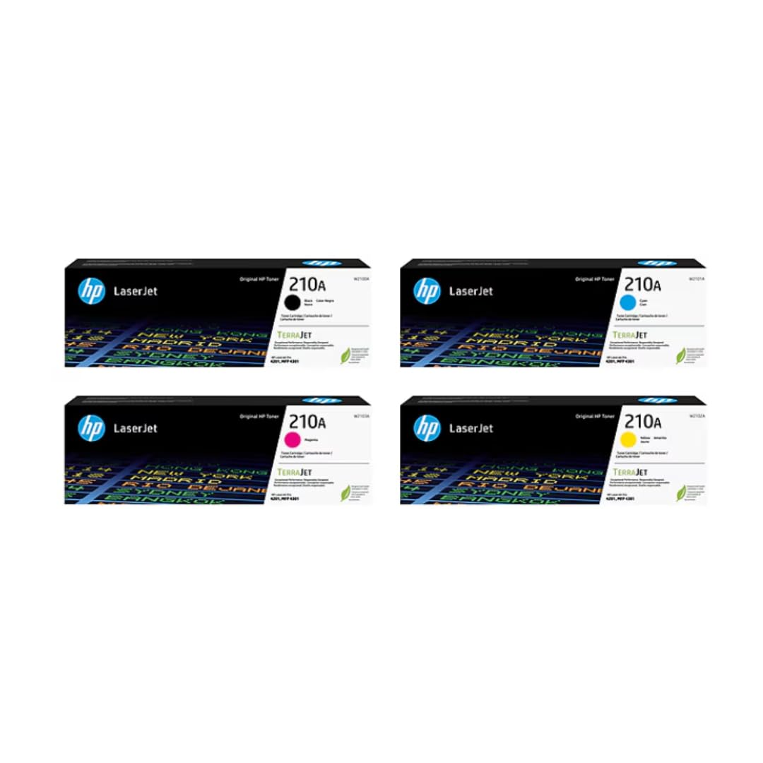 HP 210A (W2100AQ1) Original Cartridge Toner CMYK 4-Pk for 4201/4301 Series