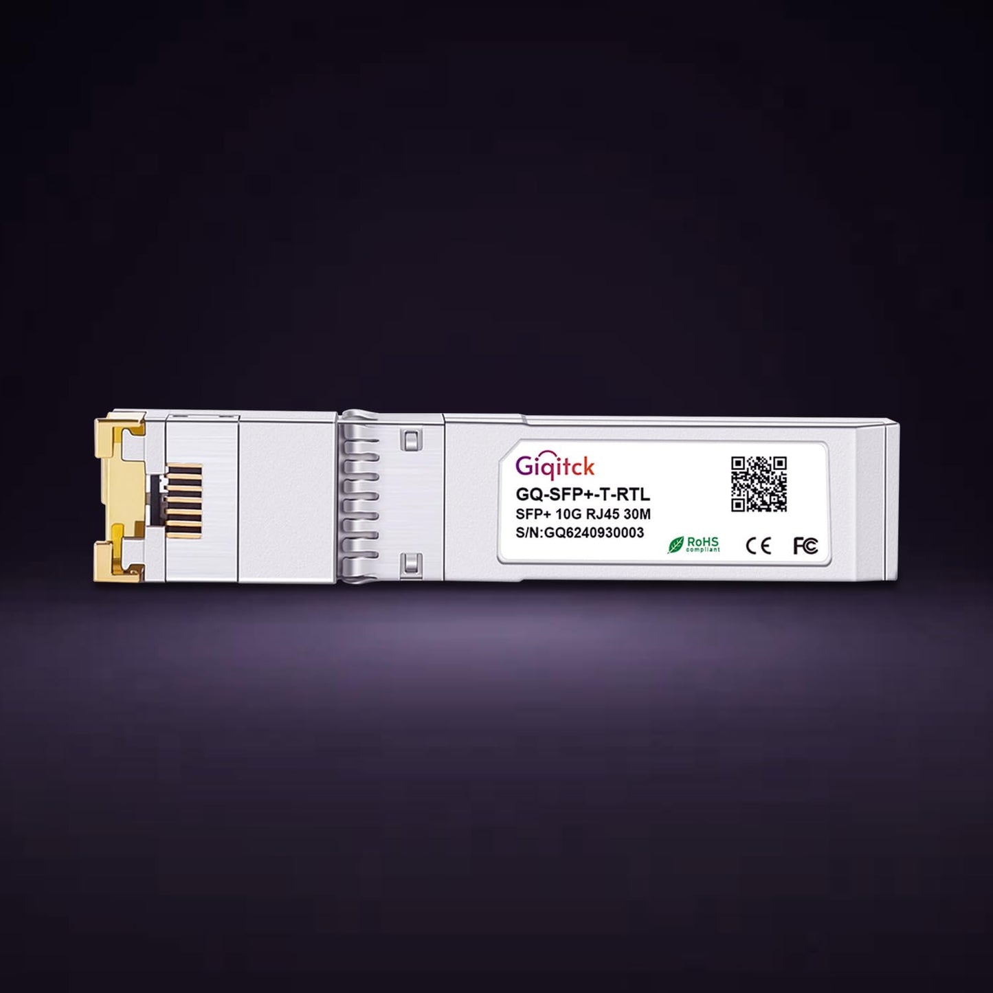 10GBase-T SFP+ to RJ45 10G Module,Copper SFP+ Transceiver,Up to 30m