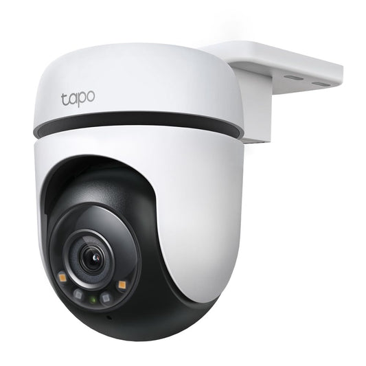 Tapo 2K Outdoor Wired Pan/Tilt Security Wi-Fi Camera, 360° View, Motion Tracking, Works w/Alexa & Google Home, Color Night Vision, Free AI Detection