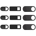California JOS 9 Pack(3 Large + 3 Medium + 3 Small) 0.03 inch Ultra Thin Webcam Cover Slide Camera Blocker Protect Your Privacy Security for MacBook