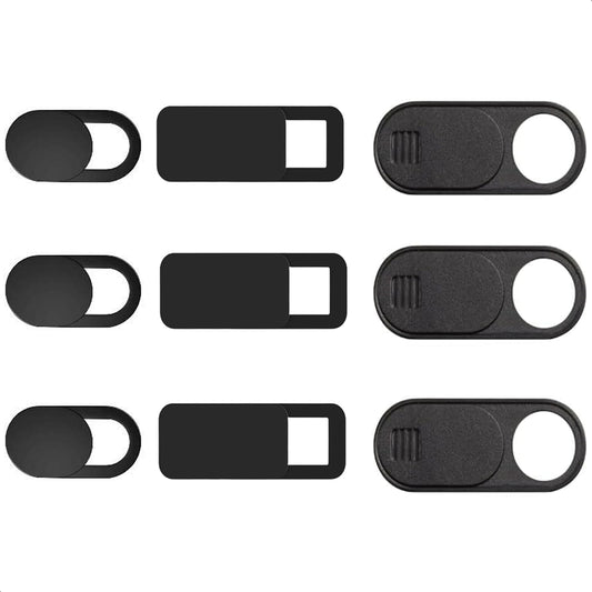 California JOS 9 Pack(3 Large + 3 Medium + 3 Small) 0.03 inch Ultra Thin Webcam Cover Slide Camera Blocker Protect Your Privacy Security for MacBook