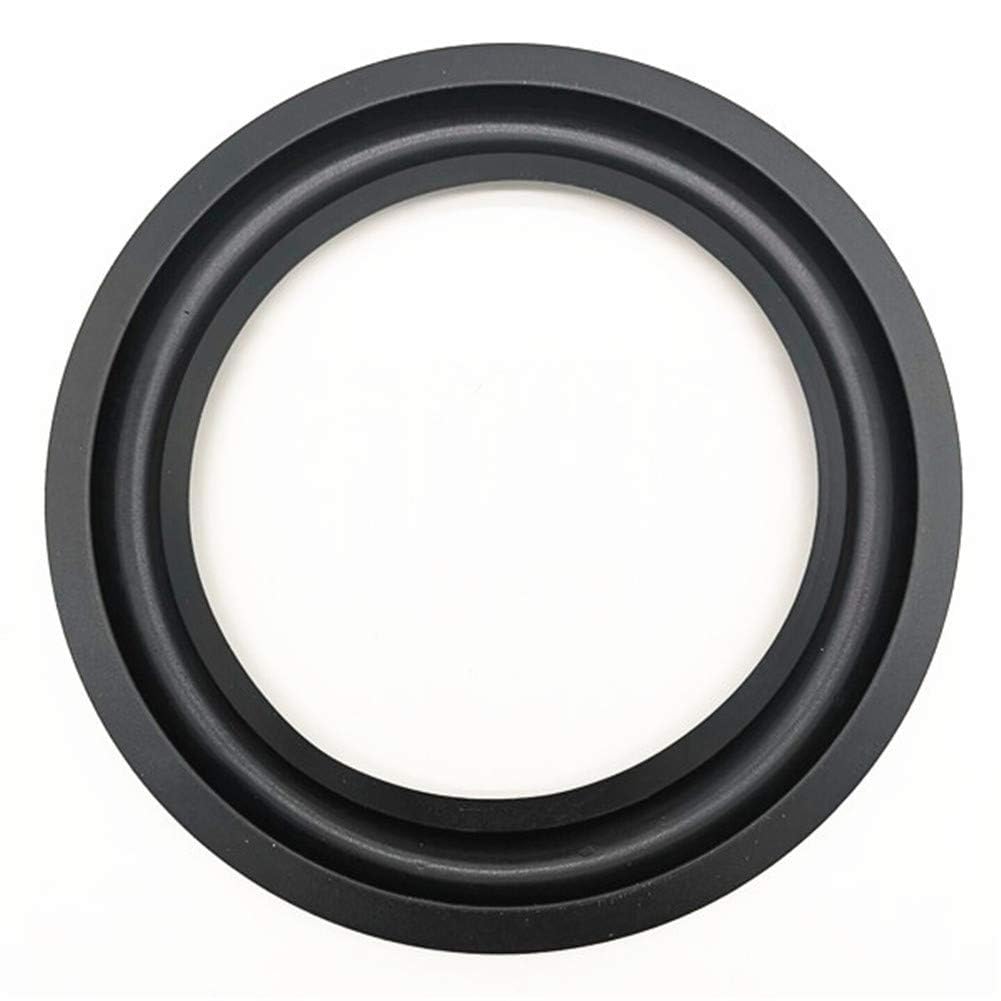 LinaLife 2pcs 4 inch 4" Speaker Foam Surround Repair Kit, 90mm Perforated Rubber Edge Rings Replacement Parts Speaker Repair DIY Surround Repair
