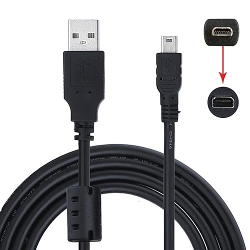 chenyang Nikon UC-E6 USB Cabl, USB 2.0 to Mini 8Pin Charging Data Transfer Cable for COOLPIX D5200 D3200 D7200 S2500 S2600