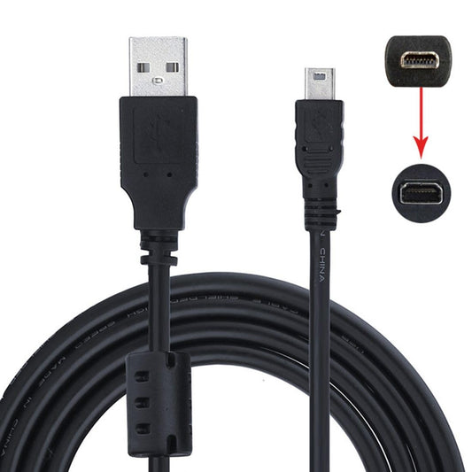 chenyang Nikon UC-E6 USB Cabl, USB 2.0 to Mini 8Pin Charging Data Transfer Cable for COOLPIX D5200 D3200 D7200 S2500 S2600