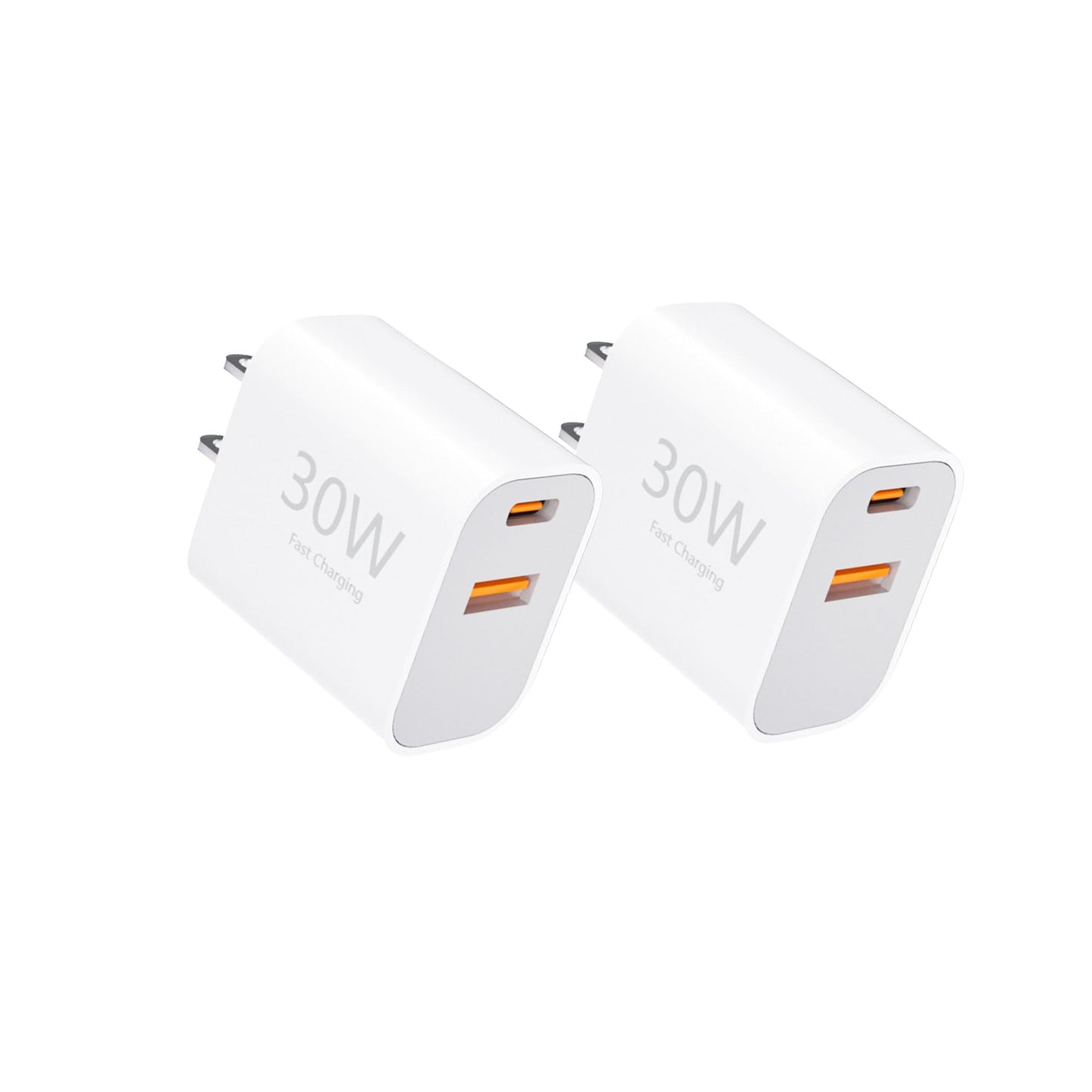 USB C Charger Block,30W USB-C & USB-A Port Fast Charging Block for i Phone 17/16 / 15/14 / 13/12 / 11 / X / 8/7 / 6 and More
