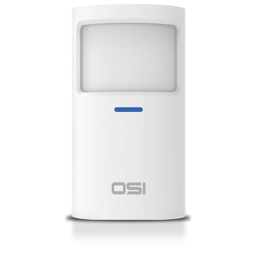 OSI Wireless Motion Sensors (Gen 2) White - Accessory for OSI Smart Alarm System (Gen 2), Wireless, Includes 2 AA Batteries, Pet Immunity, Wide Angle