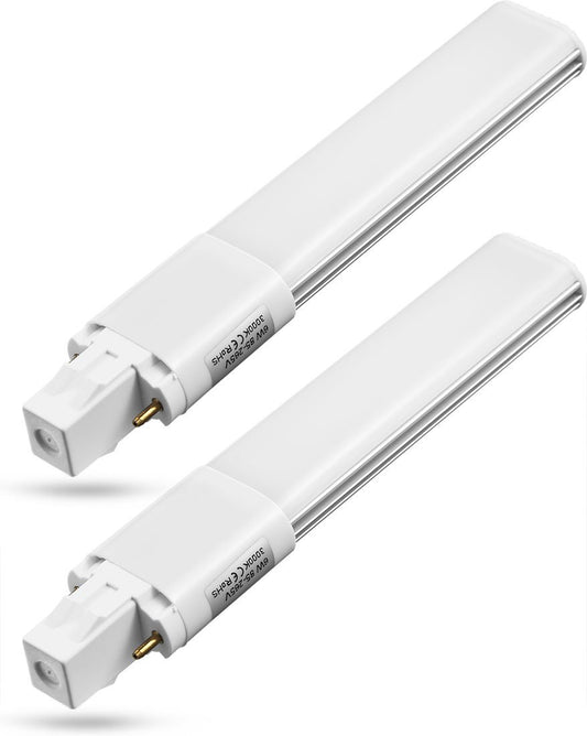 Amazing power 6W LED GX23 PL Lamp 2-Pin Base 13W CFL Replacement 6000K