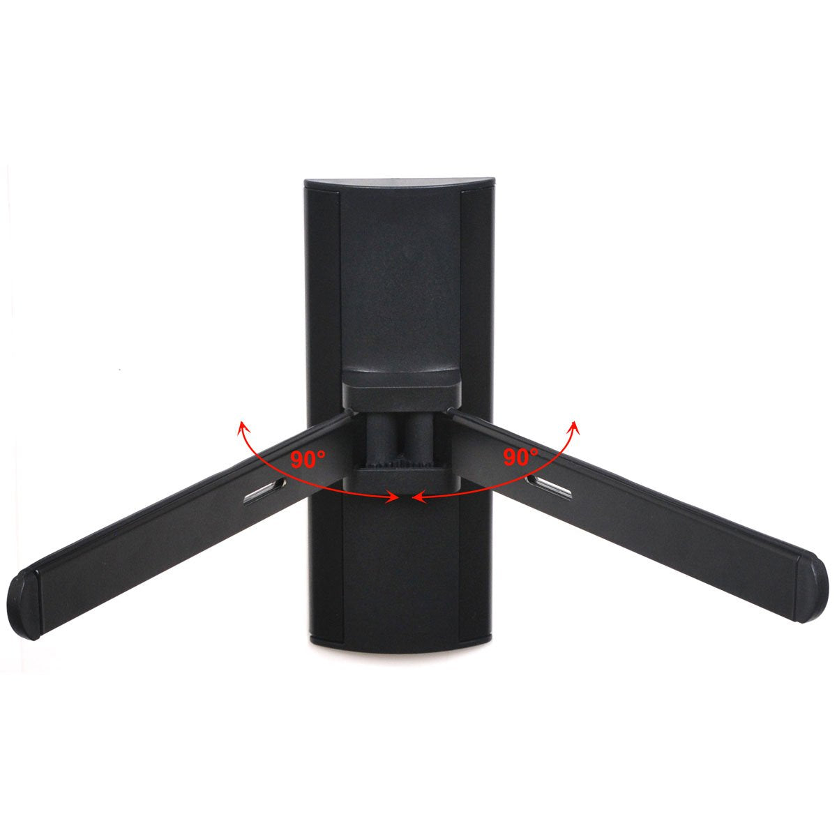 VideoSecu Adjustable AV Shelf Wall Mount Bracket for DVD Player Receiver VCR DVR Cable Box or Other Audio Component - Under TV Bracket MA1