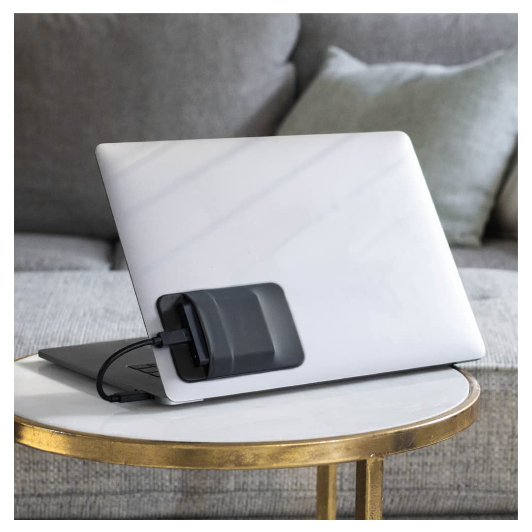 Slipdrive - Portable Hard Drive Sleeve for Laptop - SSD Solid State Drive - Reusable Adhesive - Stick on External Hard Drive Carrying Case - Pocket
