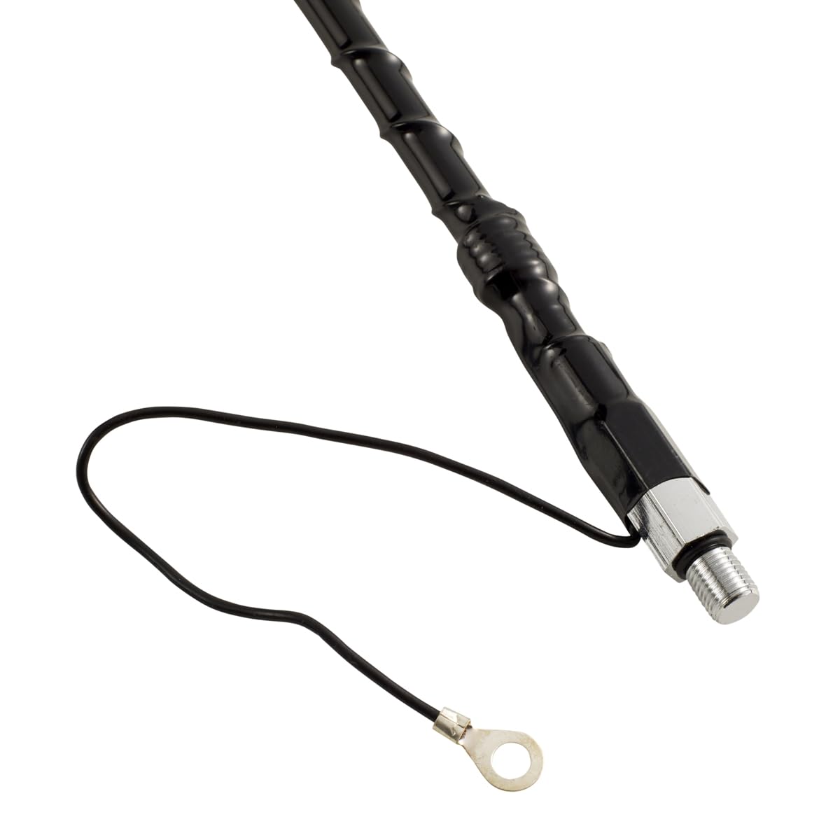 Wilson Antennas 305-483 CB Antenna Silver Load FGT Series 3FT Fiberglass Whip Antenna AM|FM Ready-Black