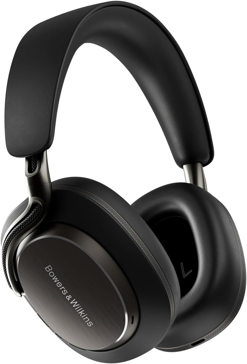 Bowers & Wilkins Px8 S2 Wireless Over-Ear Headphones, Active Noise Cancelling & Transparency Mode, High-Res Playback, 30H Playtime with Quick Charge
