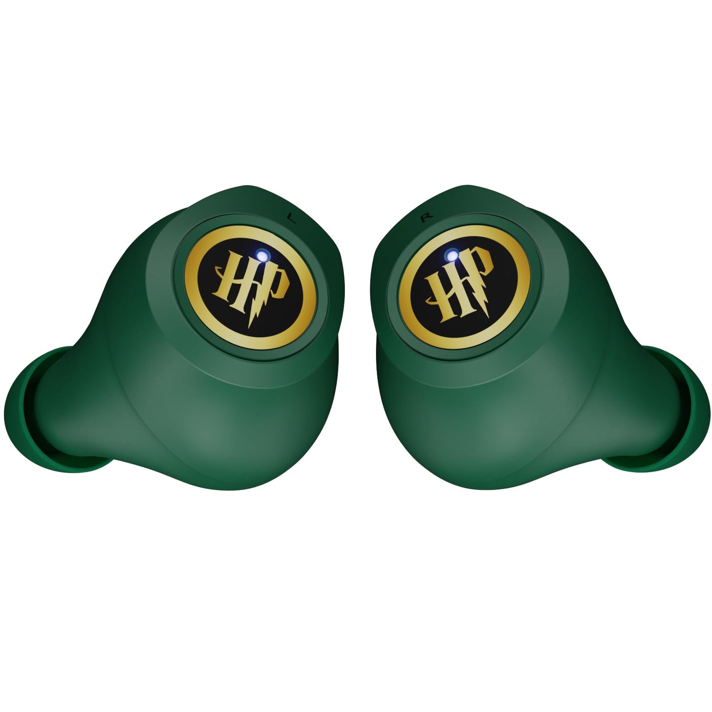 iJoy Harry Potter Slytherin Wireless Bluetooth Earbuds with Charging Case, Built-in Mic, 30 Hr Playtime, Officially Licensed | Harry Potter Gifts