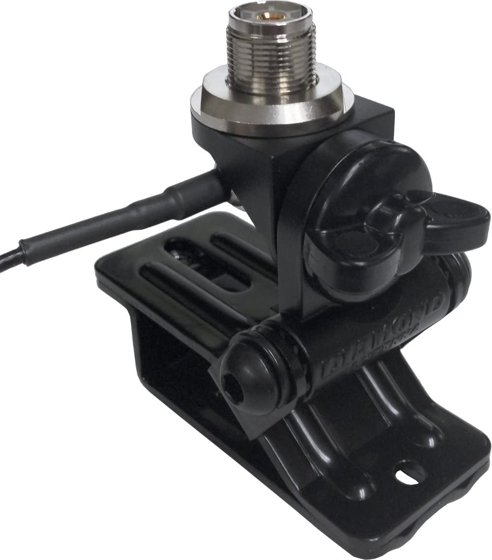 Diamond Antenna K515S K515 Series Luggage Rack Mount Heavy Duty Adjustable Mobile Radio Antenna Mount for Motorcycle ATV and SUV Luggage Racks