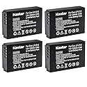 Kastar 4-Pack LP-E12 Battery 7.2V 2300mAh Replacement for Canon LP-E12 LPE12 Battery, Canon LC-E12 LC-E12E Charger