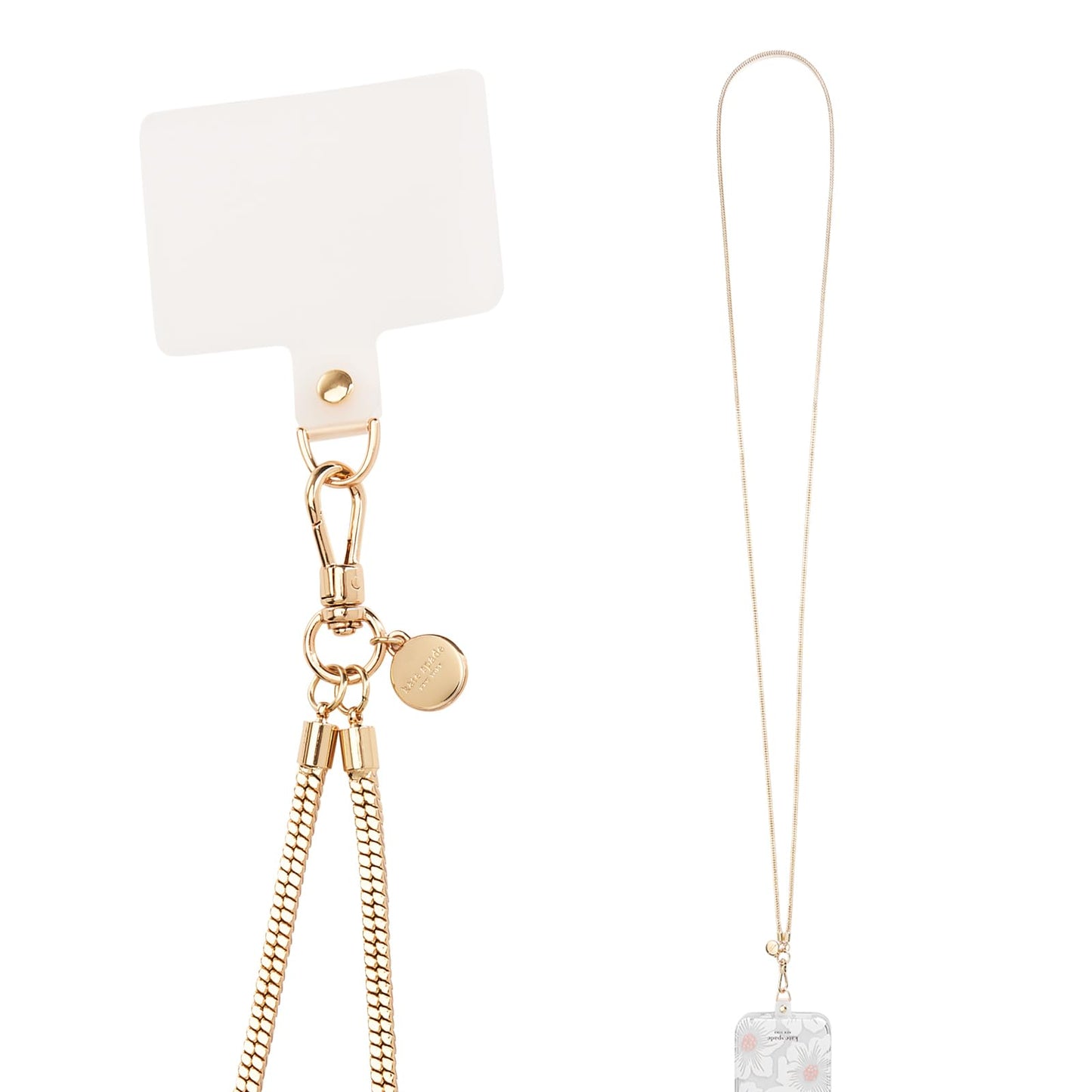 kate spade new york Crossbody Phone Chain - Detachable Neck Phone Lanyard - Heart of Gold