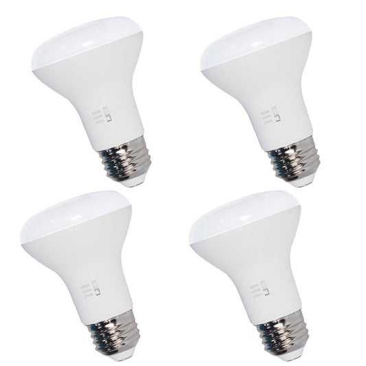 4-Pack 3CCT BR20 LED Flood Light Bulb Soft White Glow Cool White Daylight,8W (60-Watt),2700K 4000K 5000k,850LM,Dimmable,120° Beam Anglg,R20 Indoor LED