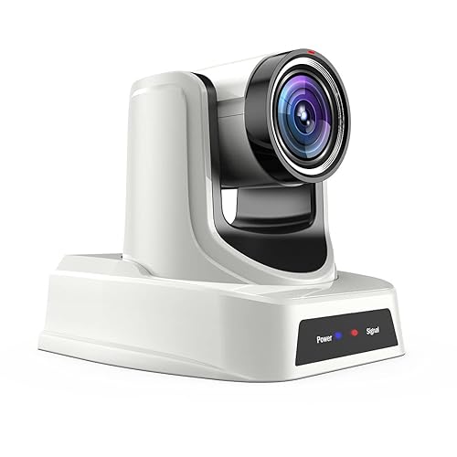 SMTAV PTZ Camera with 3G-SDI,HDMI and IP Streaming Outputs,20X Optical Zoom,Video Conference Live Streaming Camera