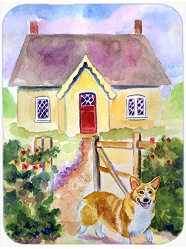 Caroline's Treasures 7367MP Pembroke Corgi Cottage Visit Mouse Pad, Hot Pad or Trivet for Home Office Gaming Working Computers Laptop Mouse