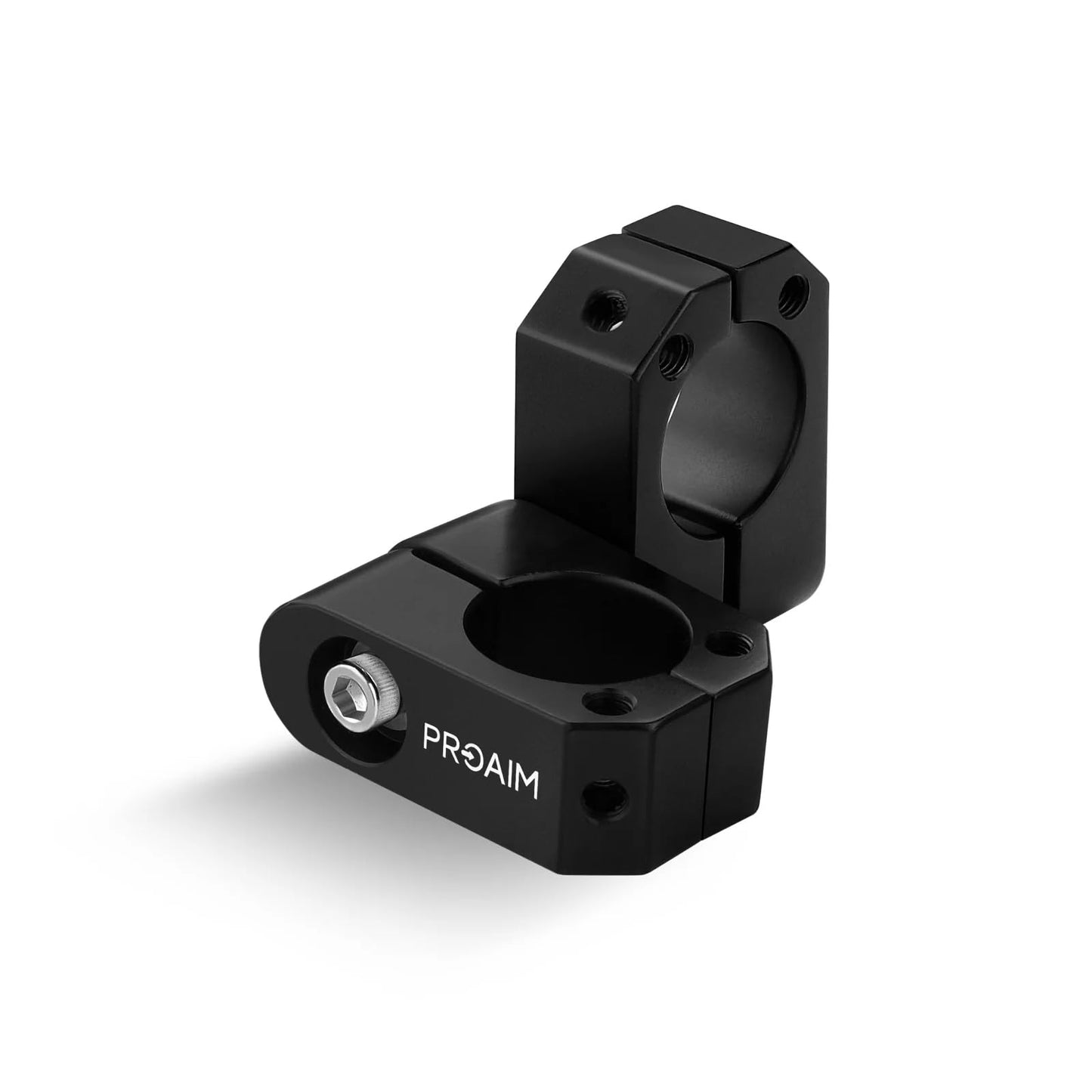 PROAIM 360° Rotating Speed Rail Clamp for Rigging Camera Car. Fits 42mm/1.65” Scaffold Poles. Aluminum Made, Lightweight with 3/8”-16 Threaded Holes.
