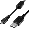 Saipomor UC-E6 Replacement USB Cable for Panasonic Lumix DMC-FS3 DMC-FH4 DMC-FH7 DMC-FS12 DMC-FT5 DMC-FP8 DMC-FX01 Digital Cameras (3.3FT)