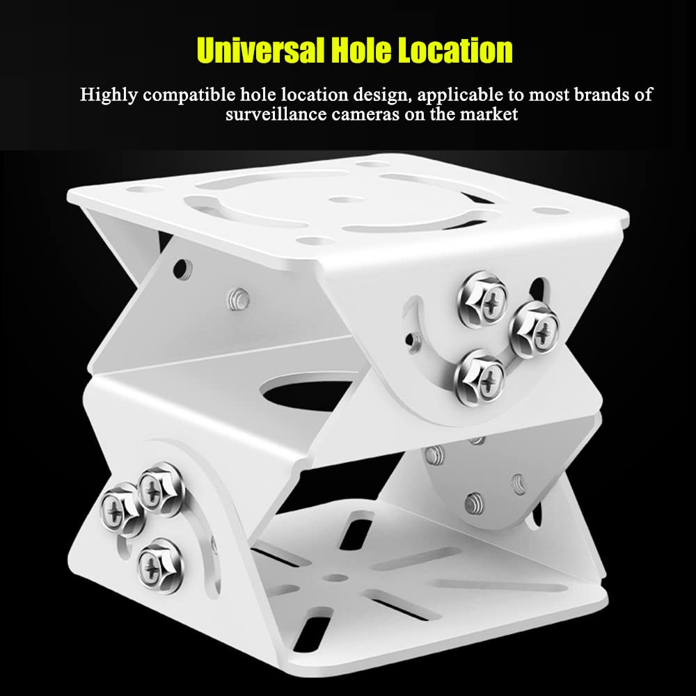 V-Fiabilidad CCTV Security Camera 3-axis Joint Mount, Monitoring Duckbill Holder Universal Joint Bracket Surveillance Security Camera Base Bracket