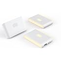 WYZE Rechargeable Night Lights with Dusk to Dawn & Motion Sensors, Warm & Soft White Stair Lights for Bathroom, Hallway, Linkable, Magnetic Mount, 3