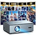 [Electric Focus] 4K Support Projector with WiFi6 and Bluetooth 5.3, Outdoor Projectors for Outside Video Use, OWNKNEW Gaming Movie Proyector, Auto