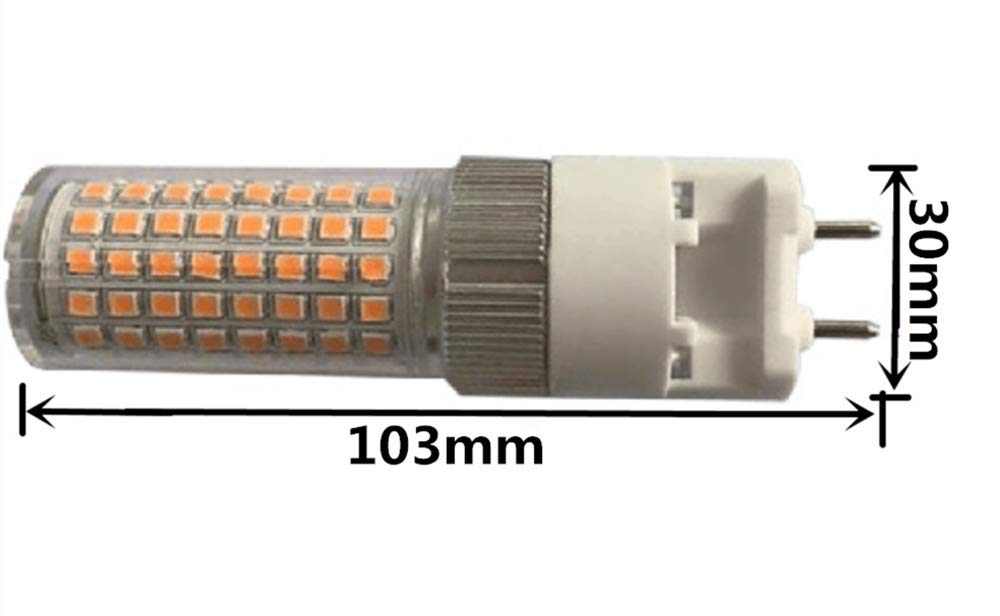 G12 LED Light Bulbs 12W(120W Halogen Incandescent Floodlight Replacement) G12 LED Bulbs Warm White 3000K LED Corn Light Bulb for Home Warehouse