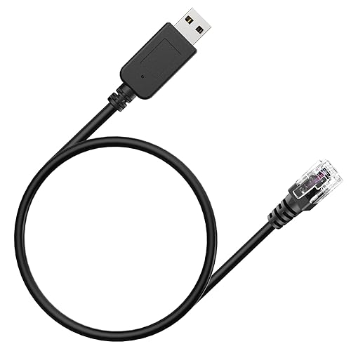 Plozoe Radar Detector Cord, USB to RJ11 Cable,RJ11 Plug Power Cable,for Escort Uniden Radenso XP Beltronics Cobra Whistler Radar Detector,Replacement