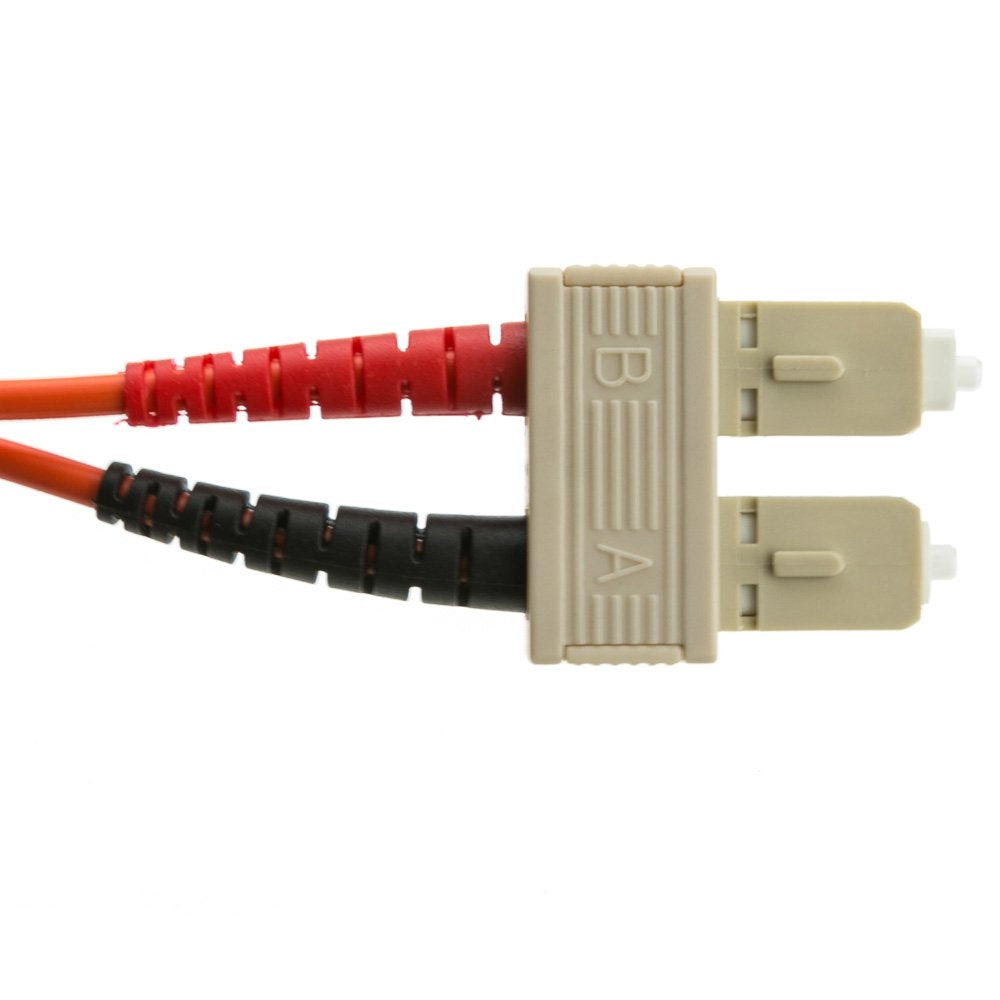 CableWholesale SC to SC OM2 Multimode Duplex Fiber Patch Cord, 4m/13.1ft