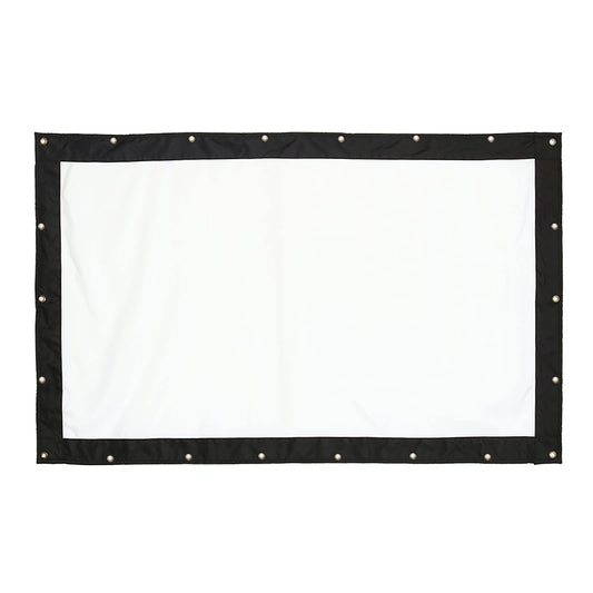 HD Projector Screen, 200 Inch 16:9 Foldable Wall Mount Outdoor Indoor Film Movie Projector Folding Projection Screen Curtain for Travel Office Home