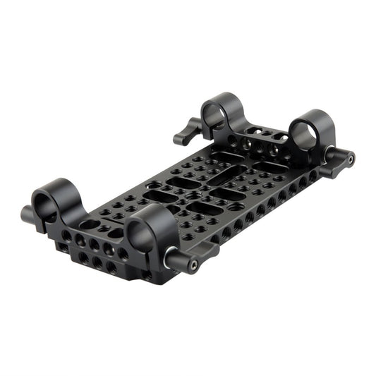NICEYRIG Camera Cheese Plate Kit with 15mm railblocks Universal for DSLR Rail System