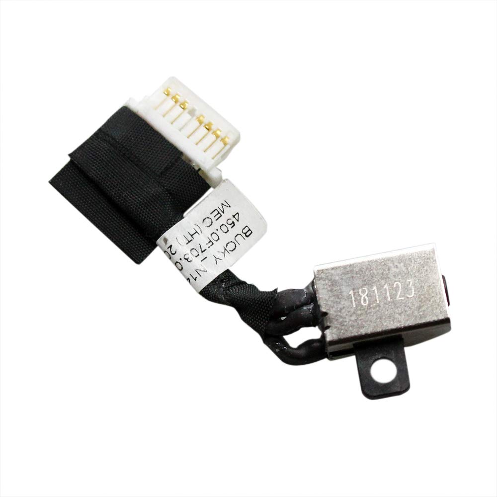 GinTai DC Power Jack Harness Cable Socket Plug Charging Port Replacement for Dell in-spiron 14 5480 5580/5485 5488 5498 5590 5598 Vostro 5481 5581