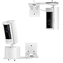 Haoyou Adhesive Wall Mount Bracket for Ring Indoor Cam (2nd Gen & Plus) and Ring Pan-Tilt Indoor Cam, 300 Degree Adjustable Swivel, No Drill, Let