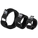 Klein Tools 450-600 Cable Organizer, Hook and Loop Cinch Strap Ties, Includes (2) 6-Inch, (2) 8-Inch, (2) 14-Inch Straps, Black