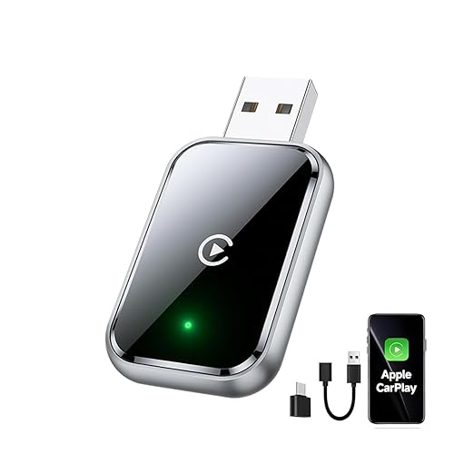 Wireless carplay Adapt for iPhone?IOS10+?.Phone-Car Connectivity.Wired to Wireless Smart car Machine Interconnection abox. Mini Size with Extended
