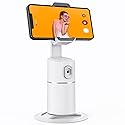 camrola Auto Face Tracking Phone Holder, No App Required, 360° Rotation Face Body Phone Tracking Tripod Smart Shooting Camera Mount for Live Vlog