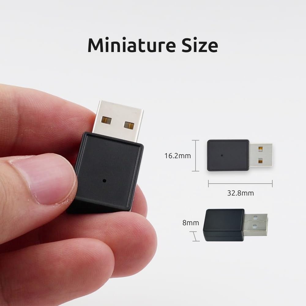 Feasycom FSC-BP101Y Classical/BLE BT5.2 Dual-Mode Dongle 2.4GHz Transceiver Mini Windows USB Bluetooth Adapter