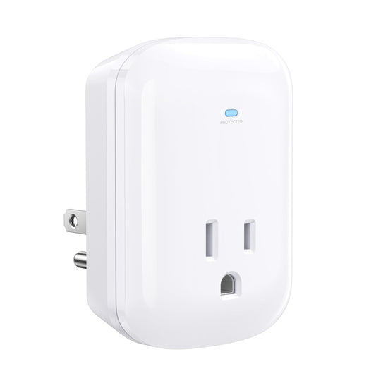 [ETL Listed] Cable Matters 1350 Joules Single Outlet Surge Protector for TV, PC, Xbox, PS5, Refrigerator, Treadmill, 15A/1875W, 500V Clamping Voltage