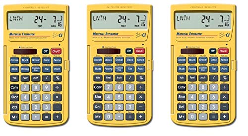 CALCULATED INDUSTRIES 4019 Material Estimator Calculator (F?ur ???k)