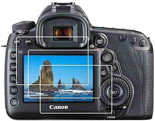 Screen Protector for Canon EOS 5D Mark IV III Camera, 9H Tempered Glass LCD Screen Protection, ULBTER 5D3 5D4 Anti-scrach Anti-Fingerprint Anti-Bubble