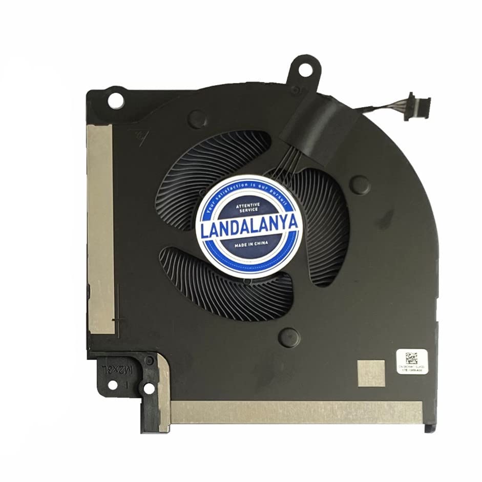 Landalanya Replacement New Laptop CPU and GPU Cooling Fan for DELL Alienware X17 X17 R1 X17R1 CN-0X63JW CN-09DNWT EG50061S1-1C050-S9A
